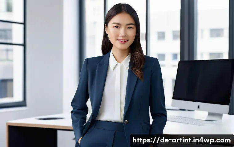 AI 모델의 인터페이스 최적화 방법 - **Seamless Integration and Intuitive Design:**
    "A confident young professional, approximately 30...